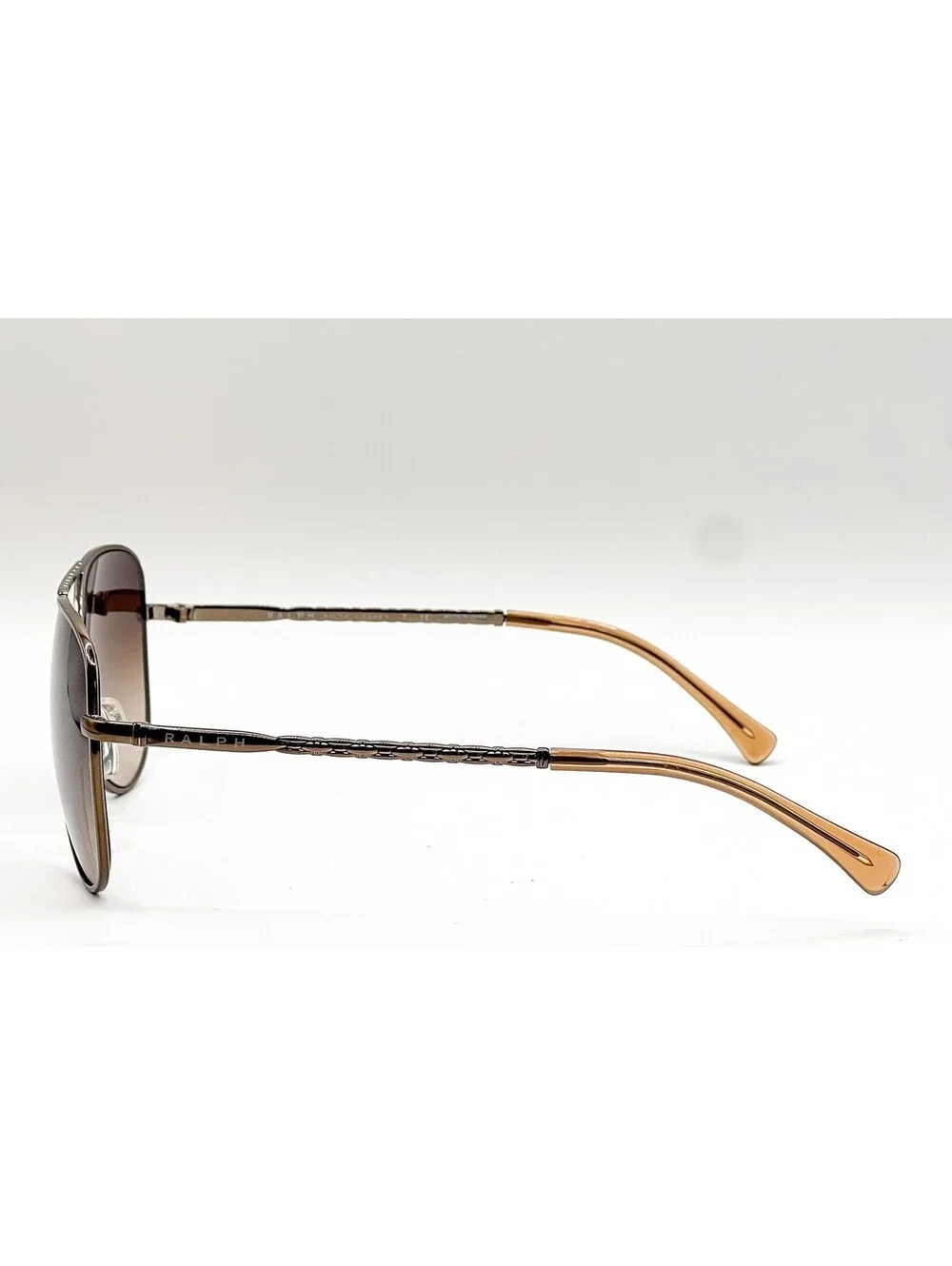 Ralph Lauren RA4107 104 13 Brown Tortoise Aviator Authentic Sunglasses 59-13-135